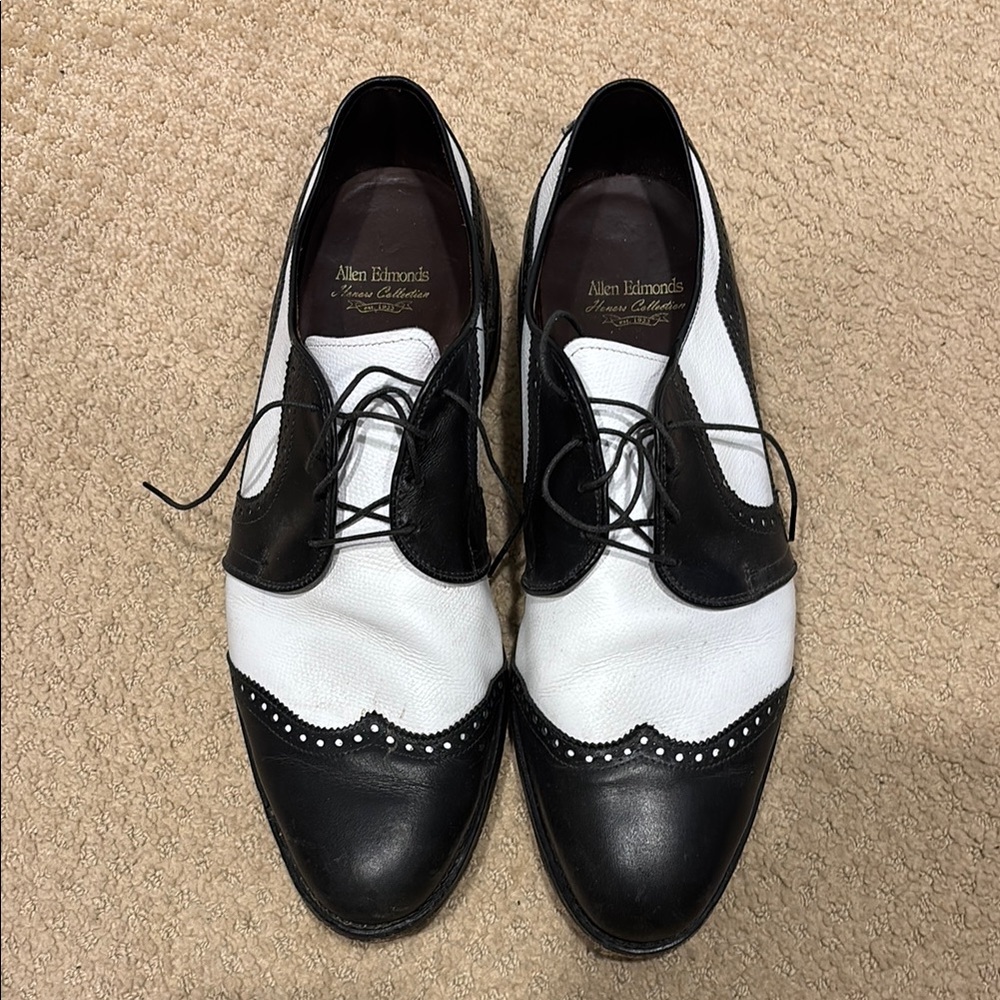 Allen Edmonds Black and White Men's Shoes